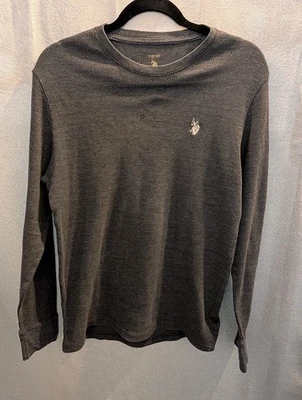 Camisa polo de manga larga para hombre EE. UU. - mediana - gris - Pakistán Foto 1 de 4