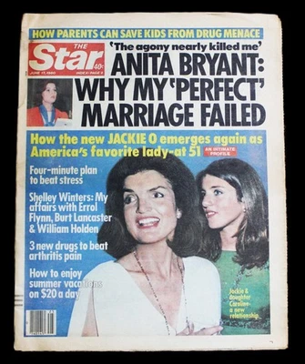 THE STAR WEEKLY TABLOID CELEBRITY GOSSIP MAGAZINE 17 JUNE 1980 JACKE O Foto 1 de 4