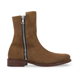 NWT AMIRI BROWN SUEDE STACK BOOTS SIZE 41 $1250 - Picture 1 of 9