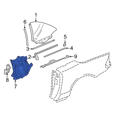 For Mercedes-Benz SL63 AMG 09-12 Mercedes-Benz Rear Right Window Regulator Foto 1 de 2