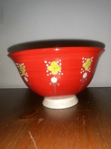 Cuenco de cereal Anthropologie Elka Ayaka rojo menta 18 onzas x3 estético hogar - Imagen 1 de 10