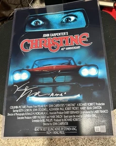 KEITH GORDON signiert CHRISTINE 11x17 Foto POSTER Beckett OC COA beschriftet Arnie - Bild 1 von 2