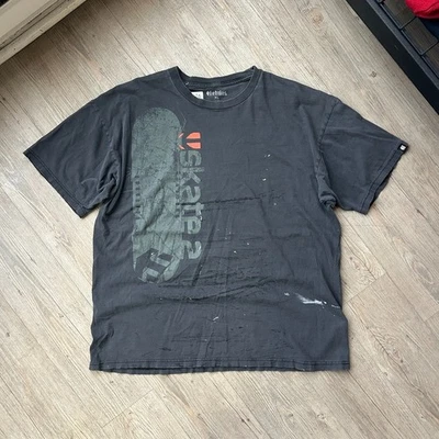 VINTAGE | Camiseta Skate 2 EA Videojuego Promo Etnies Desteñida Thrashed Talla XL Foto 1 de 4
