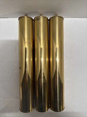 Emperor authentic Grandfather Clock Weight Shells qty-3 - Image 1 of 4