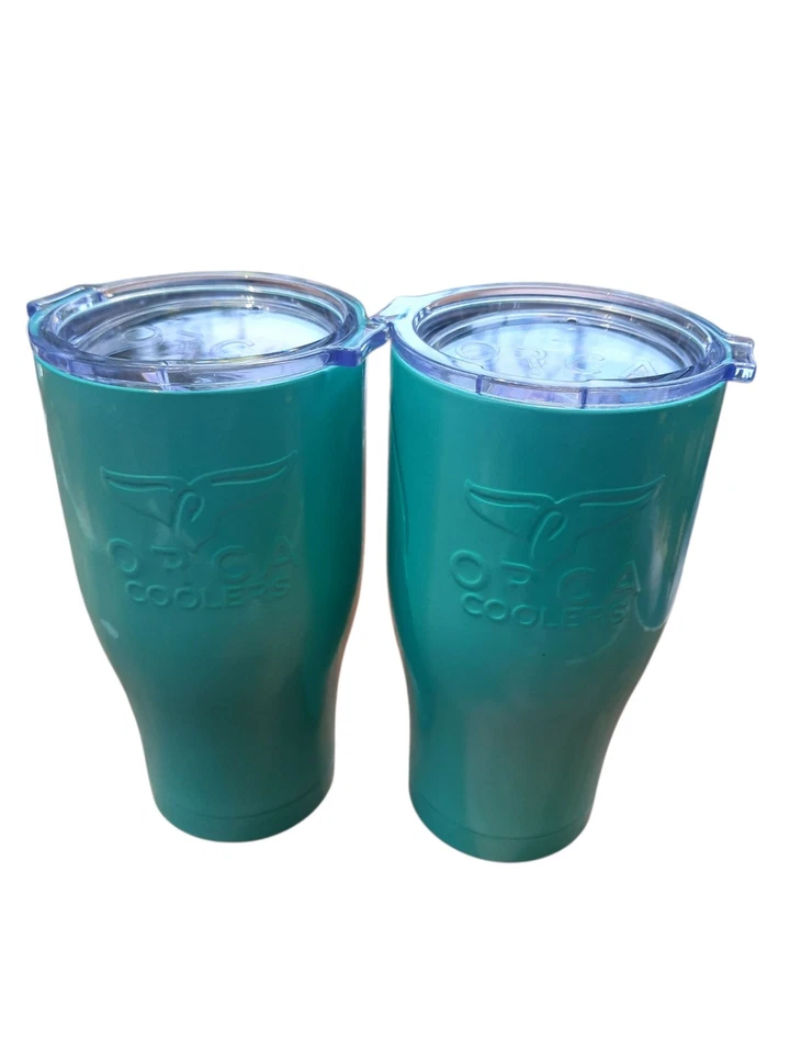 Vaso de taza Orca Chaser 27 oz - Seafoam color verde azulado aguamarina *lote de 2* Foto 1 de 4