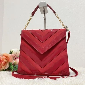 Valentino Garavani Tasche Schulter Kette Handtasche Leder echt Vintage - Bild 1 von 24