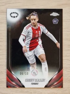 Topps Womens Sapphire 23/24 UWCL - Chasity Grant 6/10 Rookie Ajax - Picture 1 of 3