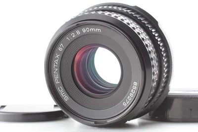 [近乎完好/晚期型号]宾得 67 SMC P 90 毫米 f/2.8 镜头适用于 6x7 67 II 日本 — 第 1/4 张图片