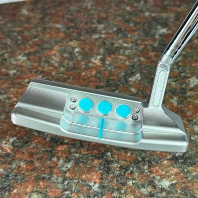 Scotty Cameron Studio Style Newport 2.5 Plus Robins Egg Blue Paint 34"/360g LH - Image 1 of 4