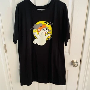 Camisa Buc-ee's Para Hombres 2XL Negra Halloween Boo Yah Ghost Camiseta Gráfica Halloween Brillo - Imagen 1 de 3