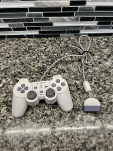 Controller OEM Sony PlayStation PS1 PS One bianco SCPH-110 - Foto 1 di 6