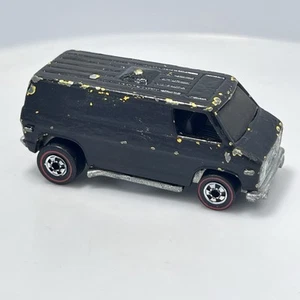 Hot Wheels Vintage 1976 Redline Super Van Kid Paint Black - Picture 1 of 6