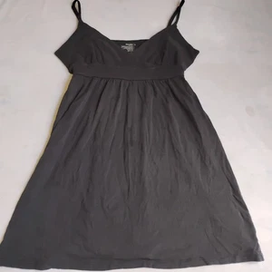 Old Navy Top Large Babydoll Tunic Strapped Y2k Vintage Preppy Black - Picture 1 of 10