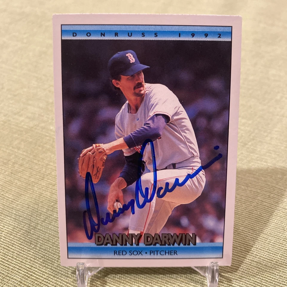 1992 Donruss Signed Autographed Auto Card #87 DANNY DARWIN Texas Rangers - Image 1 of 1