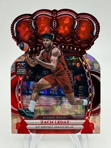 2024-25 Crown Royale EuroLeague ZACH LEDAY Crystal Red /49 #22 - Bild 1 von 2