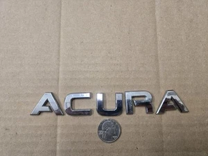 Acura OEM Chrome Individual Letter Lettering Word Emblem Badge Logo Nameplate - Bild 1 von 3