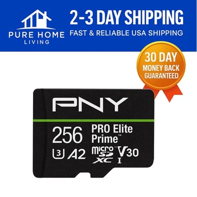 Durable 256GB PRO Elite Prime microSDXC - Waterproof, Supports 4K UHD Content - Image 1 of 4