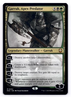 Garruk, Apex Predator NM Commander: Modern Horizons 3 0262 MTG Regular - Image 1 of 2