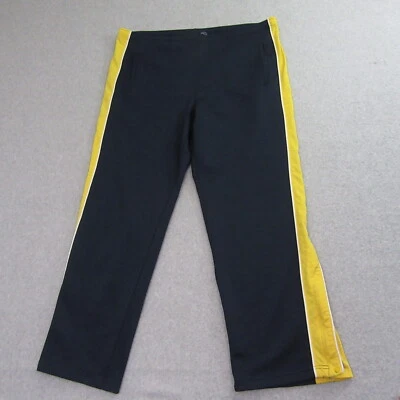 Gap Mens Active Pants XL Blue Yellow Vintage Athletic Snap Ankle Track - Image 1 of 4