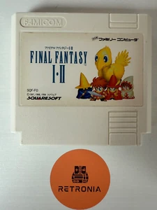 Final Fantasy I II Nintendo Famicom Japanisch NES Spiel komplett gereinigt & getestet - Bild 1 von 2