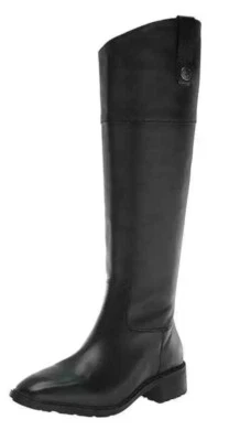 Sam Edelman DRINA Women's Black Leather Riding Knee-High Boots New Size 8.5 - Image 1 of 4