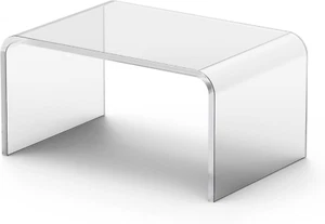 Acrylic Step Stool, Clear Foot Stool for Bathroom, Bedroom, Kitchen, Flower Pot - Picture 1 of 8