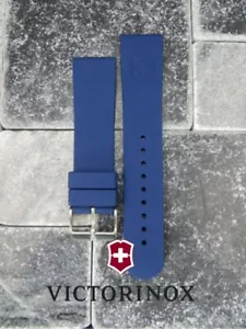 Neu 22 mm Victorinox Schweizer Armee Gummiband blau Maverick Taucher Uhrenarmband - Bild 1 von 6