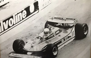 Ferrari F1 Jody Scheckter Factory Produced Original. Rare Stunning Car Poster - Picture 1 of 1