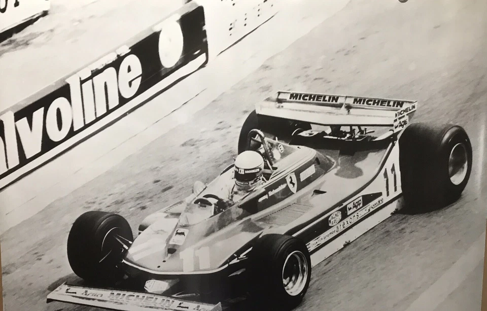 Ferrari F1 Jody Scheckter Factory Produced Original. Rare Stunning Car Poster - Image 1 of 1