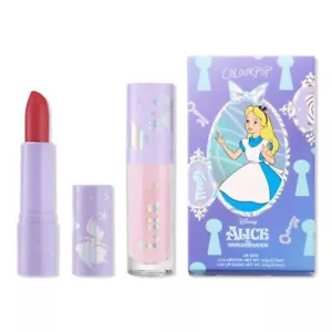 Colourpop Alice In Wonderland TOPSY TURVEY Lip Duo Authentic Brand New In Box - Picture 1 of 6