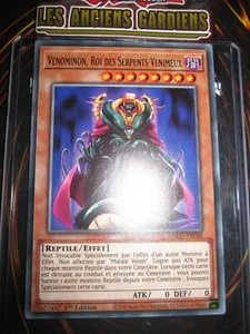 YU-GI-OH! RARE VENOMINON ROI DES SERPENTS VENIMEUX ANGU-FR040 NEUF ED1 FRANCAIS - Picture 1 of 1
