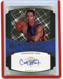 2005-06 SP AUTHENTIC #AS-CF CHANNING FRYE AUTOGRAPH ROOKIE RC GOLD #8/25, KNICKS