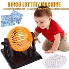 Large Traditional Bingo Game Family Revolving Ball Dispenser Cards Machine M5L5