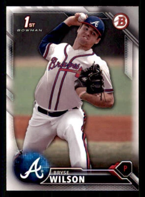 2016 Bowman Draft #BD111 Bryse Wilson - Image 1 of 2