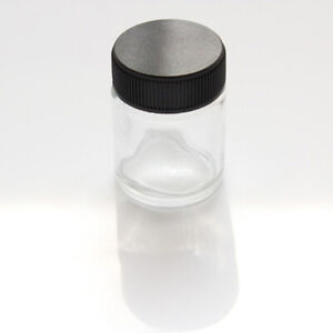 22 Glass Airbrush Bottles Replacement Jars Clear Spare Parts