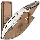 CSFIF Forged Hunting Skinner Knife AUS-10 Steel Hard Wood Steel Bolster Sports
