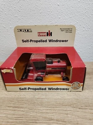 CASE IH 8840 CORTACÉSPED AUTOPROPULSADO FUNDIDO A PRESIÓN-1/64-BONITO-CAJA-1989 ERTL Foto 1 de 4