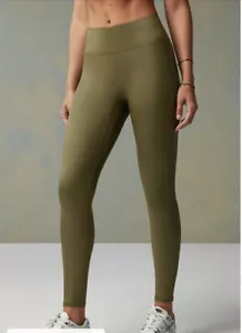NWT Fabletics Anywhere Motion365+ Shine High-Waisted Legging Dark Moss Green M - Picture 1 of 3
