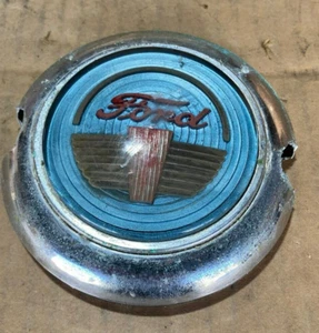 1946 - 1947 Ford Steering Wheel Horn Ring Blue - Picture 1 of 4