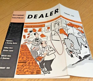 1959 RESTAURANT EQUIPMENT DEALER MAGAZINE  with Vintage Ads - Picture 1 of 16
