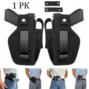 Universal Tactical IWB OWB Belt Weapon Gun Holder Concealed Carry Pistol Holster - Picture 1 of 16