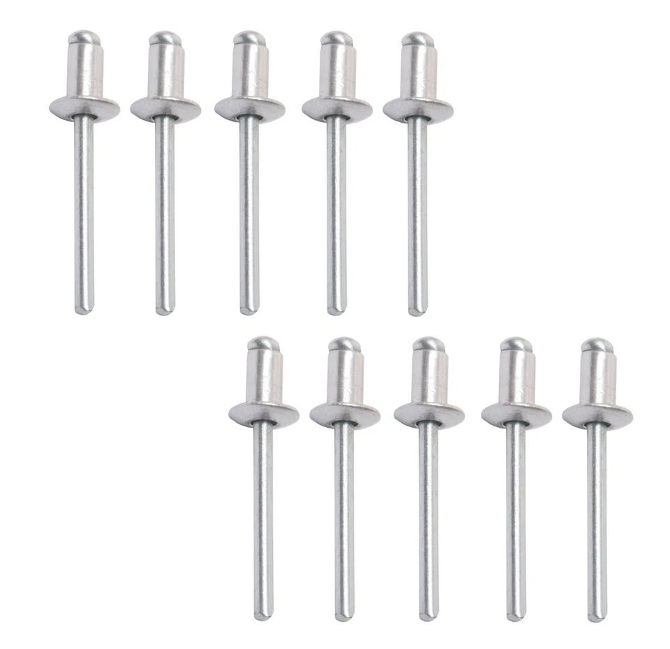 URO Parts Set of 10 Window Regulator Rivets 4.8mm X 8mm For Mercedes Benz - Image 1 of 1