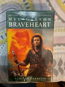 MEL GOBSON BRAVEHEART MOVIE SOUNDTRACK FACTORY SEALED CASSETTE TAPE - Picture 1 of 2