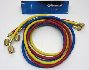 45360 60" Charging Hose Low Loss Set Air Conditioning Refrigeration Manifold NEW - Picture 1 of 7