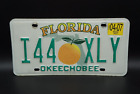 2007 OKEECHOBEE FLORIDA Orange License Plate