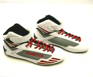 ZAPATOS DE CARRERAS SPARCO Kart Para Hombre Mercury KB-3 Blanco Karting Top Alto Botas de Carrera NUEVAS - Imagen 1 de 4