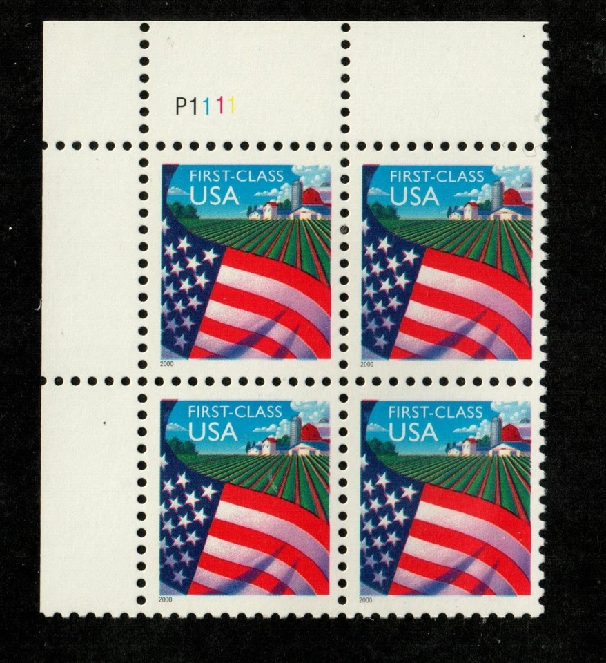 Scott 3448 34¢ Flag over Farm MNH Free US shipping - Image 1 of 1