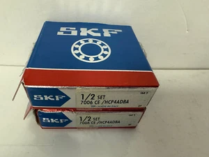 SKF 7006 CE/HCP4ADBA SET E DESIGN SINGLE ROW ANGULAR CONTACT BALL BEARINGS - Picture 1 of 3