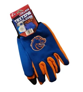 Boise State Broncos Texting  Gloves One Size Licensed NCAA Wear - Picture 1 of 2