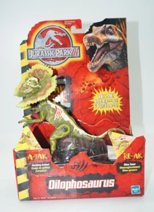 2000 Hasbro Jurassic Park 3 Re Ak A-Tak Dilophosaurus Figur Neu offene Box - Bild 1 von 4